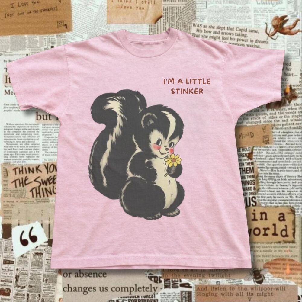 I_M A Little Stinker Skunk Graphic Tee